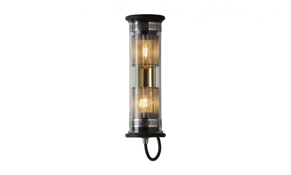 DCWéditions IN THE TUBE 100-350 wandlamp - goud - stof zilver