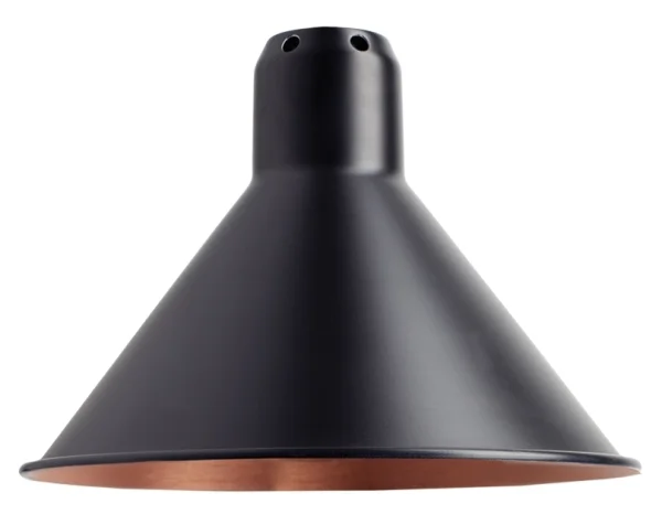 DCWéditions LAMPE GRAS N°210 wandlamp - zwart/koper - conisch