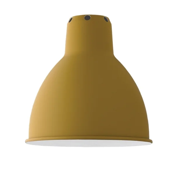 DCWéditions LAMPE GRAS N°215 zwart vloerlamp - geel - rond