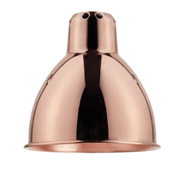 DCWéditions LAMPE GRAS N°215 zwart vloerlamp - koper/wit - rond