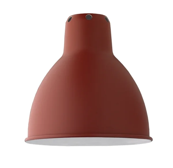 DCWéditions LAMPE GRAS N°215 zwart vloerlamp - rood - rond