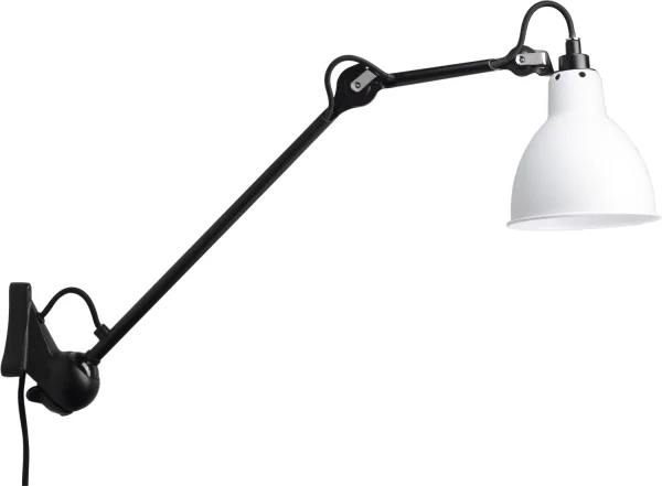 DCWéditions LAMPE GRAS N°222 wandlamp zwart - wit - rond