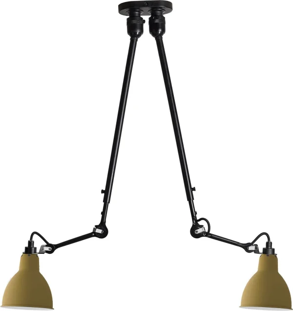 DCWéditions LAMPE GRAS N°302 DOUBLE hanglamp - geel