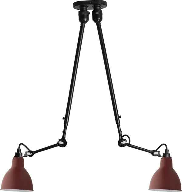 DCWéditions LAMPE GRAS N°302 DOUBLE hanglamp - rood