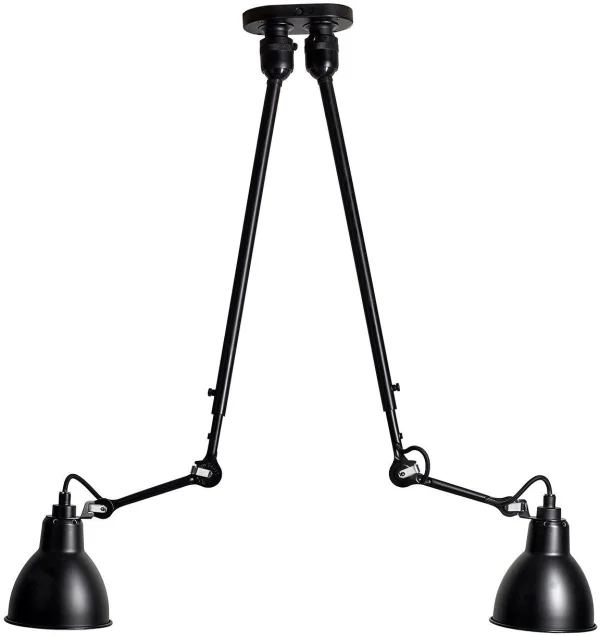 DCWéditions LAMPE GRAS N°302 DOUBLE hanglamp - zwart