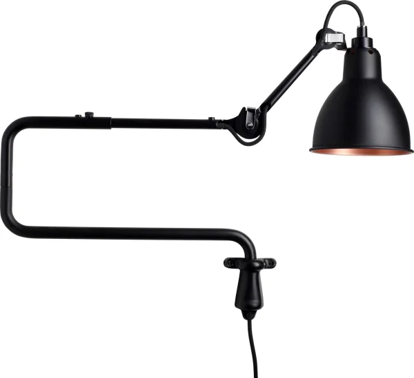 DCWéditions LAMPE GRAS N°303 wandlamp - zwart/koper - rond