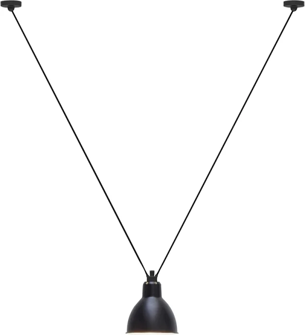 DCWéditions LES ACROBATES DE GRAS N°323 hanglamp - zwart - rond L