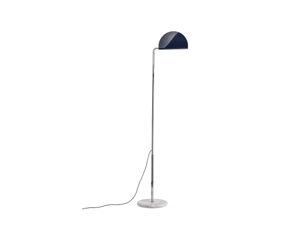 DCWéditions - Mezzaluna Vloerlamp White Marble/Blue