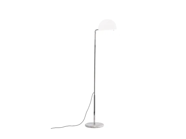 DCWéditions - Mezzaluna Vloerlamp White Marble/White