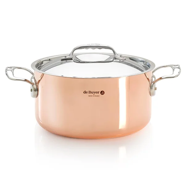 De Buyer Prima Matera braadpan met deksel inductie 28 cm