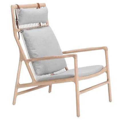 Dedo lounge chair whitewash Main Line Flax Newbury 10