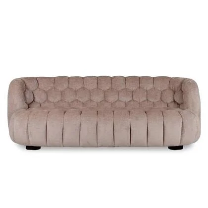 DÉJA Living - 3-zits Bank Taupe Stof - 230x100x75cm - Trones