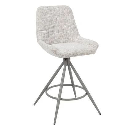 DÉJA Living - Barkruk Beige Draaibaar - Zithoogte 67cm - Senna - Set van 2