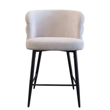 DÉJA Living - Barkruk Taupe - Zithoogte 65cm - Félix - Set van 2