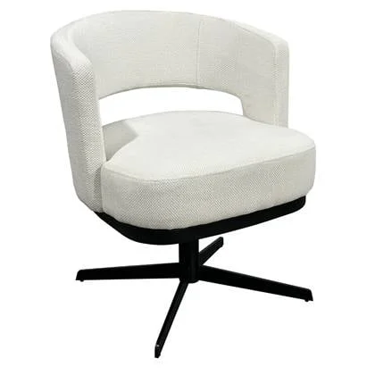 DÉJA Living - Eetkamerstoel Beige - Design - Stof|Metaal - Louis - Set van 2