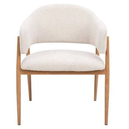 DÉJA Living - Eetkamerstoel Beige|Naturel - Dénia - Set van 2