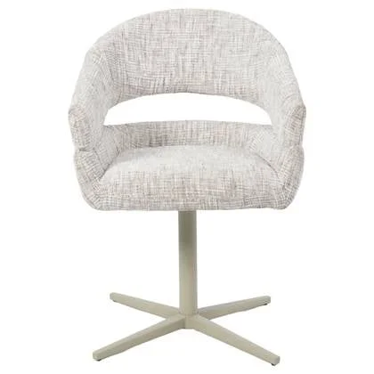 DÉJA Living - Eetkamerstoel Greige Draaibaar - Milou - Set van 2