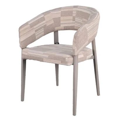 DÉJA Living - Eetkamerstoel Greige Stof - Malmö - Set van 2