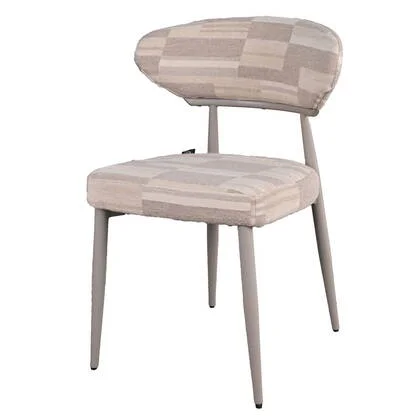 DÉJA Living - Eetkamerstoel Greige Stof - Nora - Set van 2