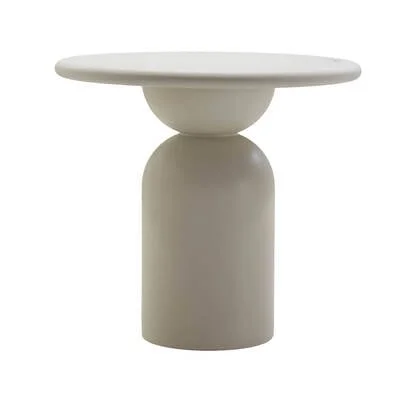 DÉJA Living - Eettafel Rond - Beige Eco Composiet - 80cm - Djurö