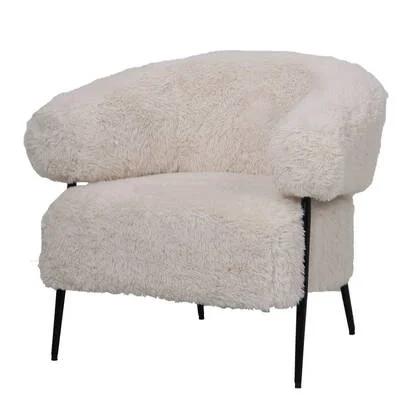DÉJA Living - Fauteuil Beige Stof - 86x74x78cm - Bogo