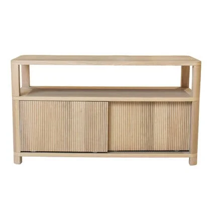 DÉJA Living - Halkast Naturel Hout - 90x38x50cm - Málaga