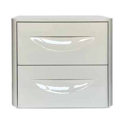 DÉJA Living - Nachtkastje Glossy Crème - 58x41x51cm - Setra