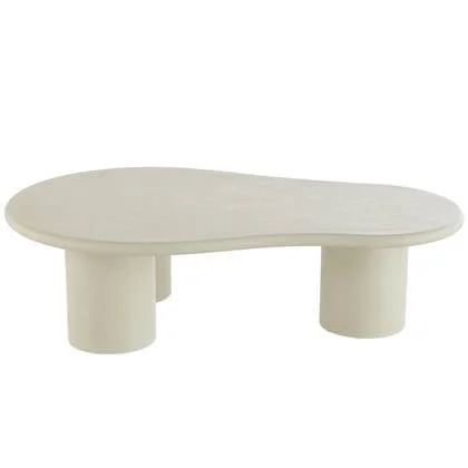 DÉJA Living - Salontafel Beige Betonlook - 130x80x35cm - Maud
