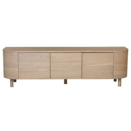 DÉJA Living - Tv-meubel Naturel Hout - 160x40x35cm - Torsby