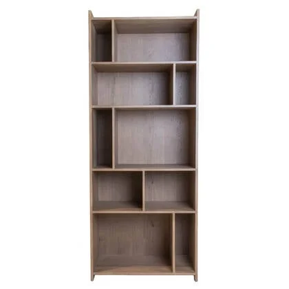 DÉJA Living - Vakkenkast Bruin Hout - 80x40x200cm - Lugo