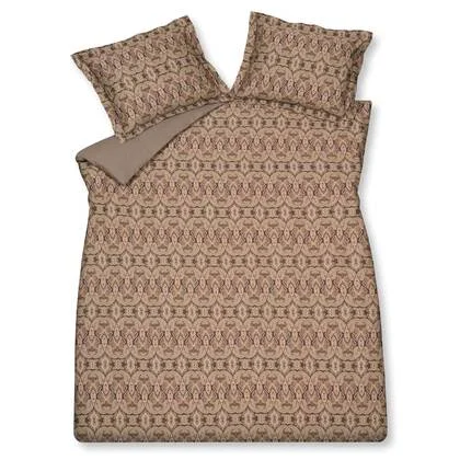 Dekbedovertrek Happy Space Multi | 240 x 200|220 cm | Beige | Bruin