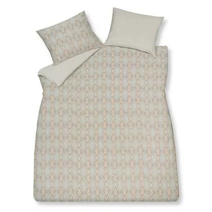 Dekbedovertrek Pure 74 Stone | 200 x 200|220 cm | Grijs | Beige