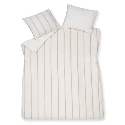 Dekbedovertrek Pure 77 Off | 240 x 200|220 cm | Wit | Ivoor | Roze