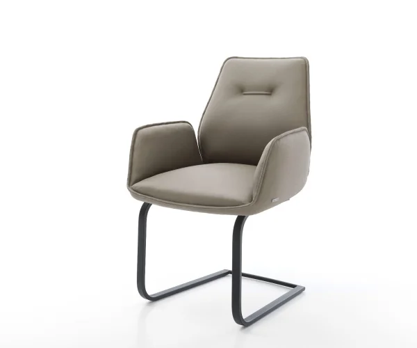 DELIFE Sledemodel Zoa-Flex echt leer mud sledemodel vlak zwart pocketveer kern