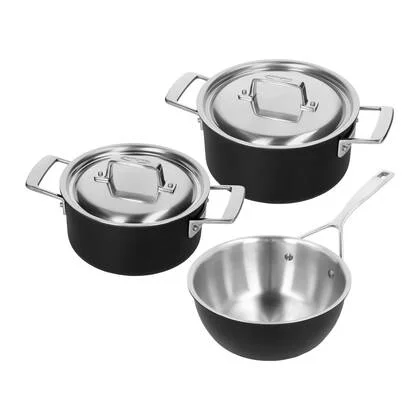 Demeyere Black 5 Pannenset 3-delig