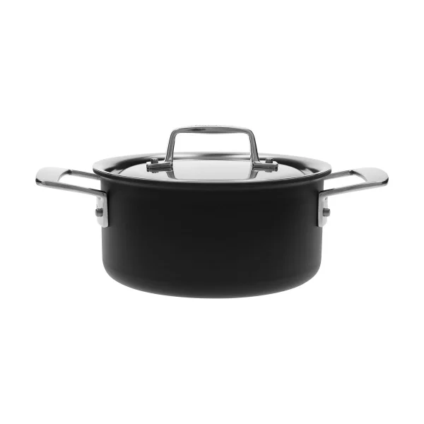 Demeyere Demeyere Black 5 kookpan 5-ply roestvrij staal 2,2 L