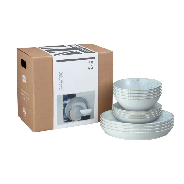 Denby Kiln blue serviesset 12 delen