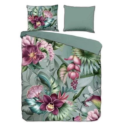 Descanso Dekbedovertrek Biologische Katoen Satijn Allison - multi