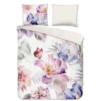 Descanso Dekbedovertrek Biologische Katoen Satijn Caen - multi