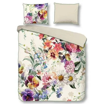 Descanso Dekbedovertrek Biologische Katoen Satijn Novara - ecru