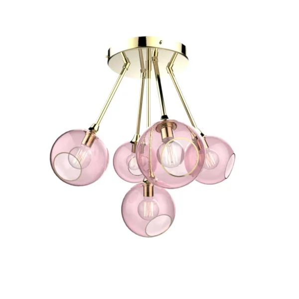 Design By Us - Ballroom Molecule Hanglamp Brass/Rose