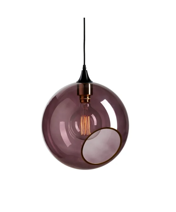 Design By Us - Ballroom XL Hanglamp Puple Rain met Zwart Zuilen