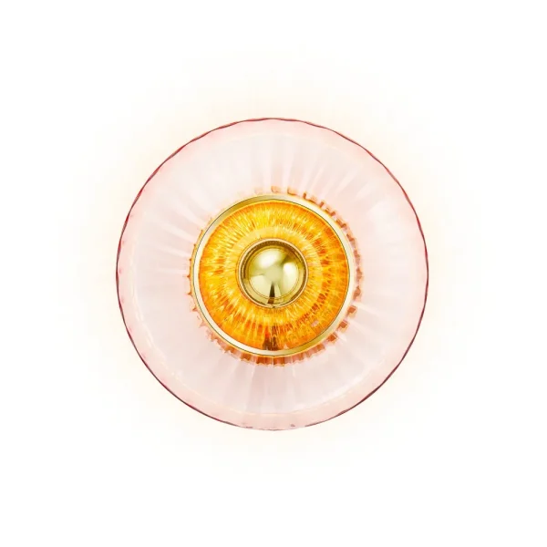 Design By Us New Wave Optic wandlamp Ø26 cm Roze