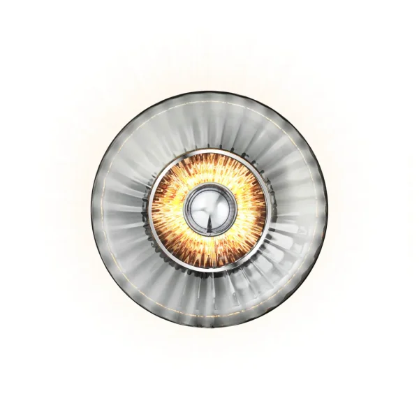 Design By Us New Wave Optic wandlamp Ø26 cm Smoke