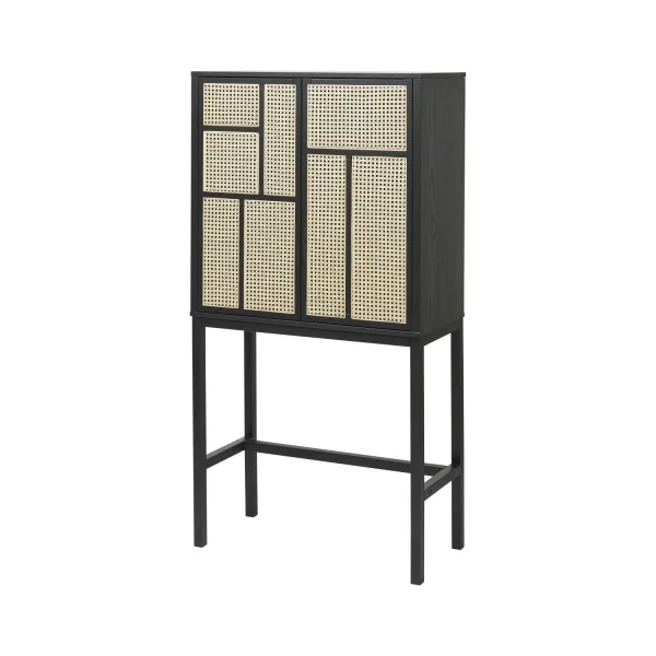 Design House Stockholm AIR Cabinet  - black/cane