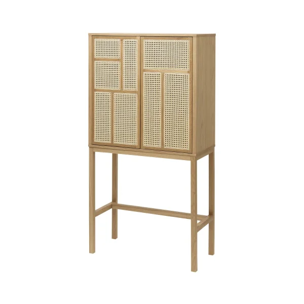 Design House Stockholm AIR Cabinet  - eiken/cane