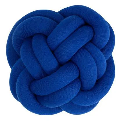 Design House Stockholm Knot kussen 30x30 klein blue