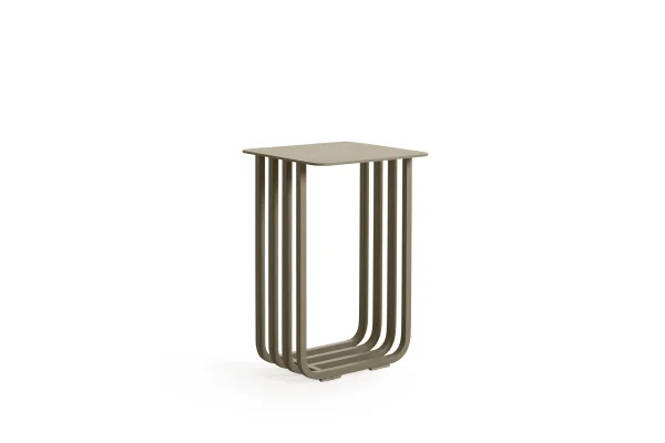 Diabla Grill Side Table - bronze