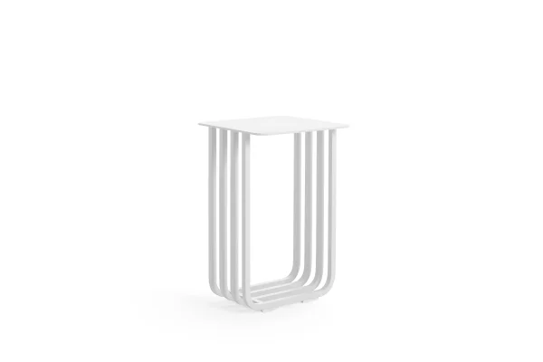 Diabla Grill Side Table - light grey