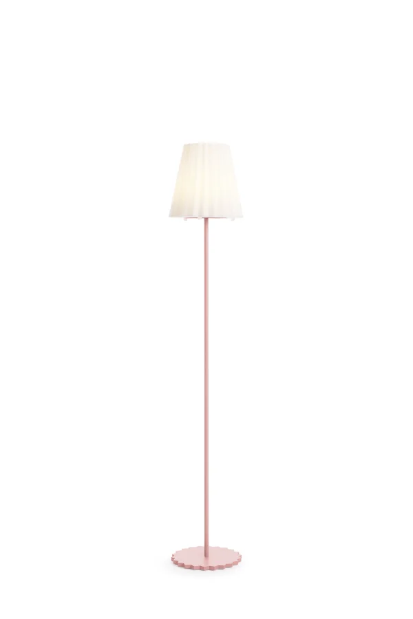 Diabla Plisy Up Outdoor Draagbare Vloerlamp - pink